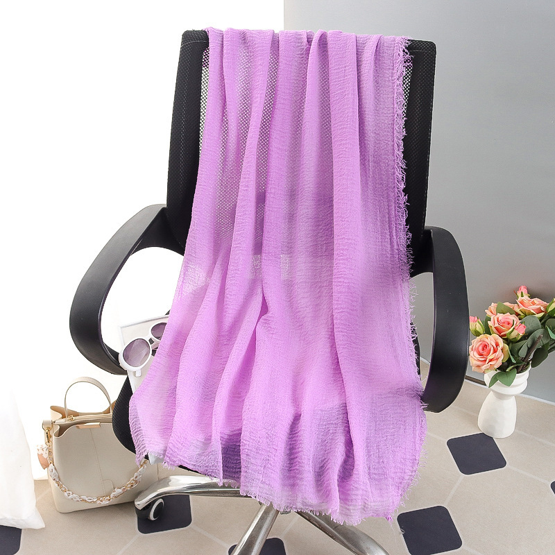 G245 Mjuk och andas Voile Hijab