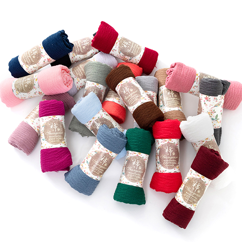 W1189 Bekväm och mångsidig Voile Hijab