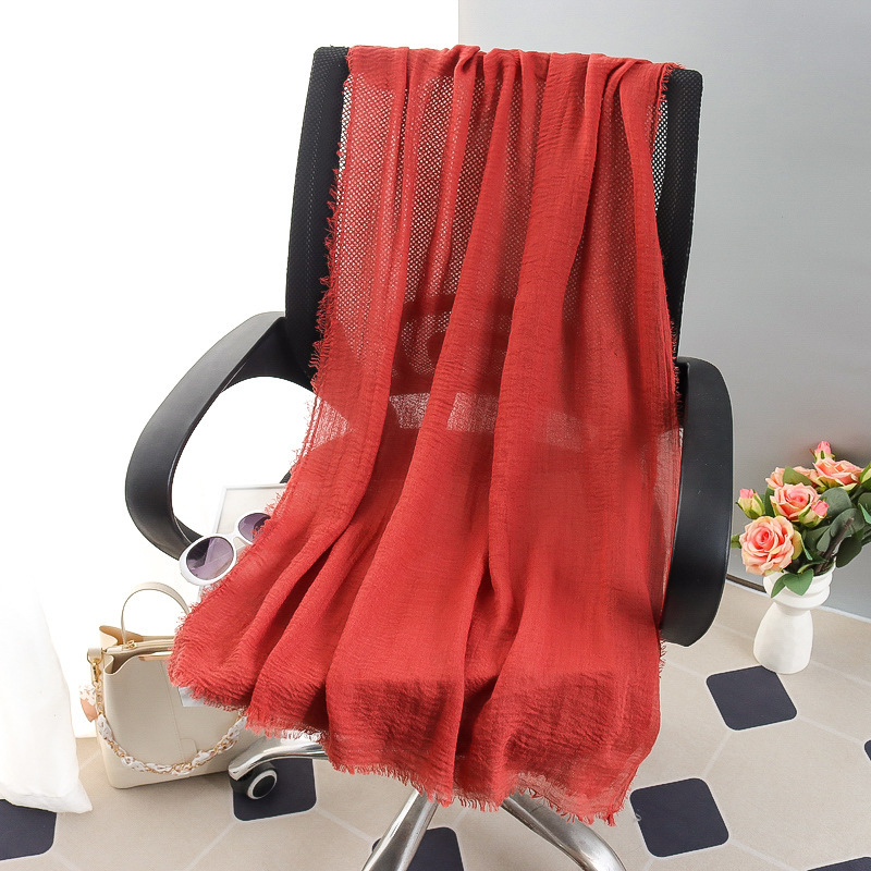 G245 Mjuk och andas Voile Hijab