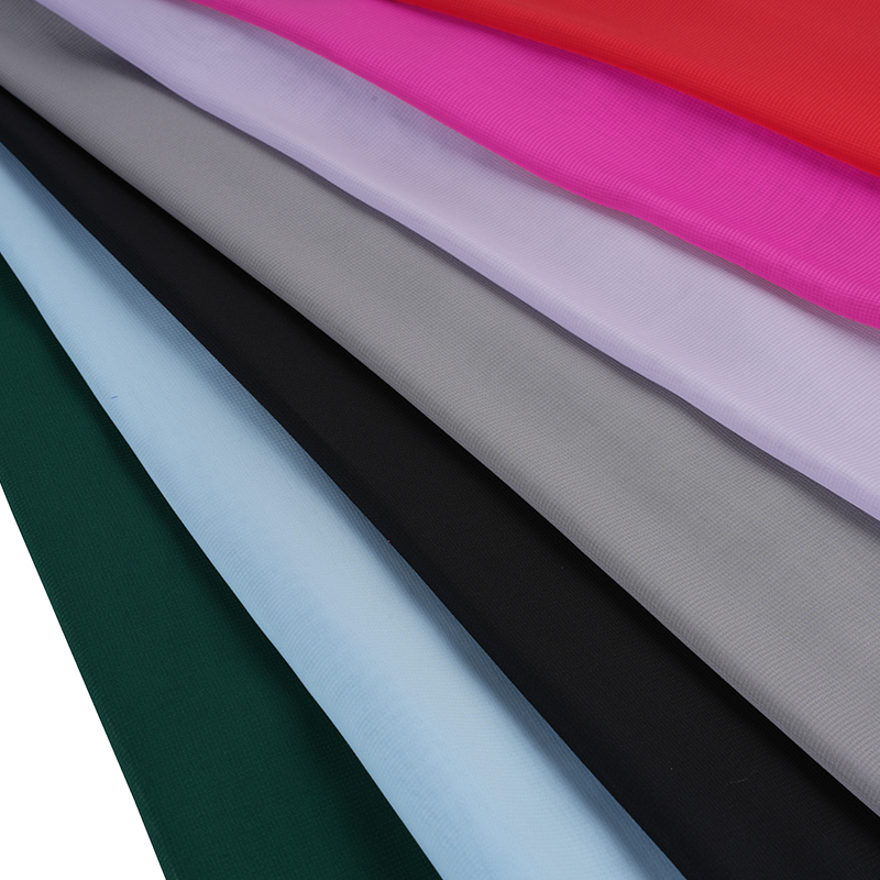 100d/18t platt chiffongfärgning