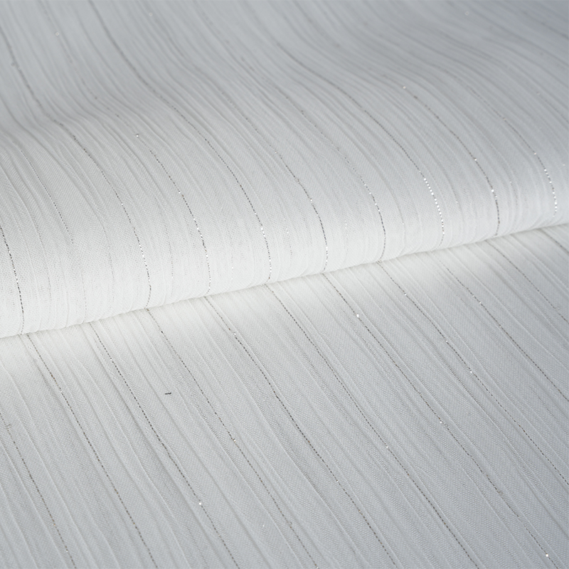 75D Silver Silk Chiffong Crepe