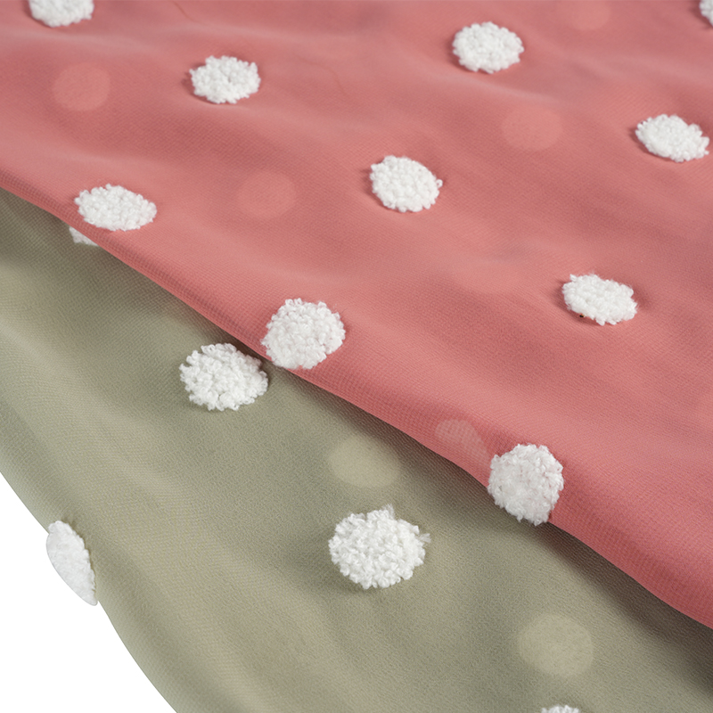 75d/18t platt chiffong med handduksbroderityg