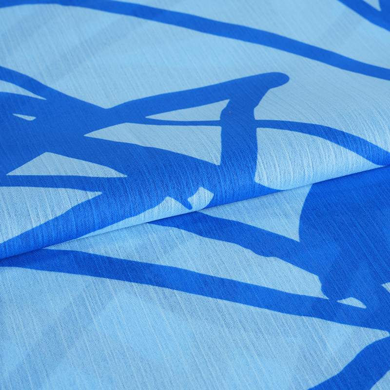 BD2503 75D Dream Space Chiffongtryck Crepe Tyg