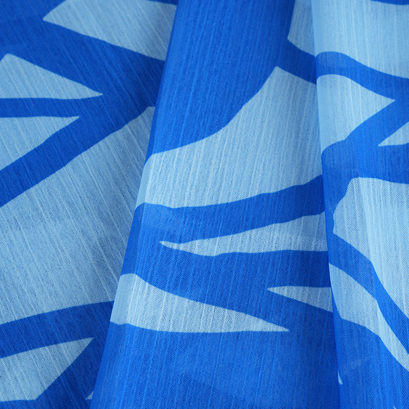 BD2503 75D Dream Space Chiffongtryck Crepe Tyg