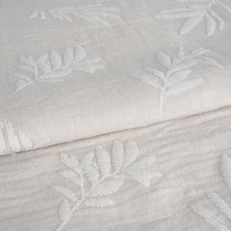 Polyestergarn som imiterar hampbladsskumtryckstyg