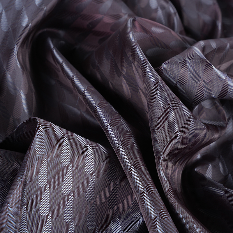 Polyester katjonisk tvåfärgad symmetrisk kärlek jacquardfärgning