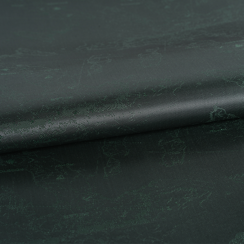 Polyester Katjonisk Engelsk Logotyp Karta Jacquard