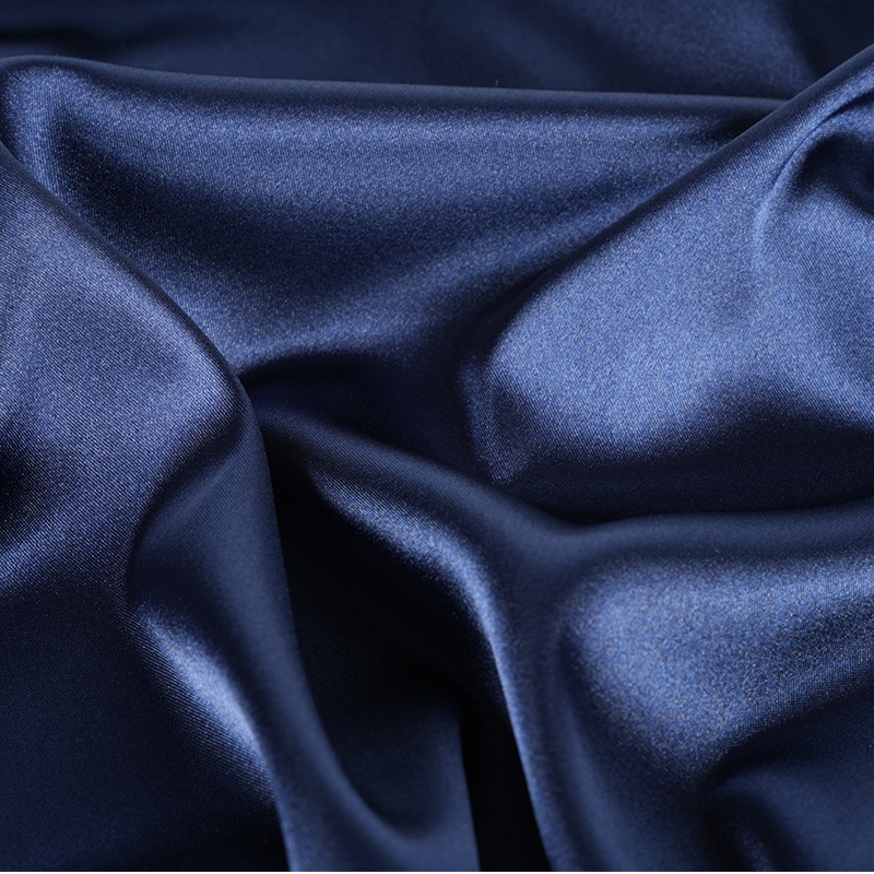 50D*50D färgat glansigt Twisted Stretch Satinfärgningstyg