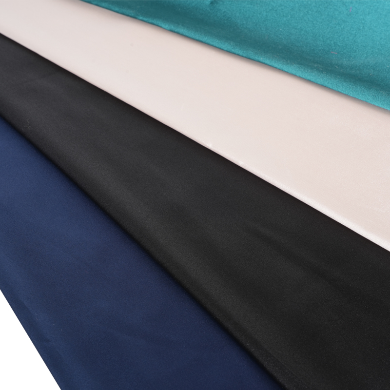 50D*50D färgat glansigt Twisted Stretch Satinfärgningstyg