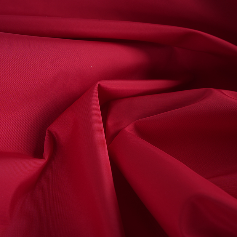 75D FDY Full Twist Plain imitationsminne med PU-beläggning och vattentätande tyg