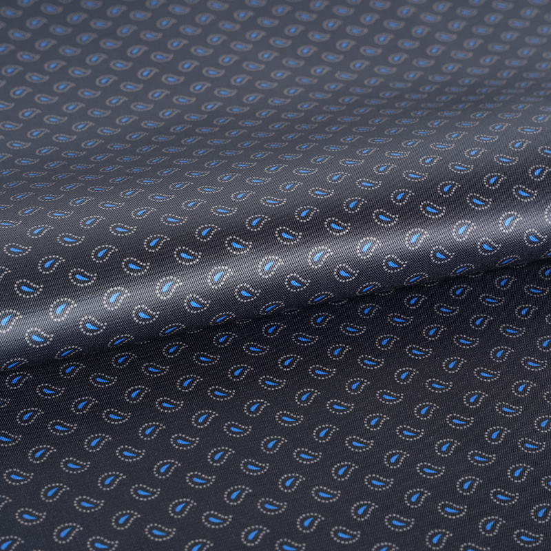 Schmidt Silk Small Cashew Print Tyg