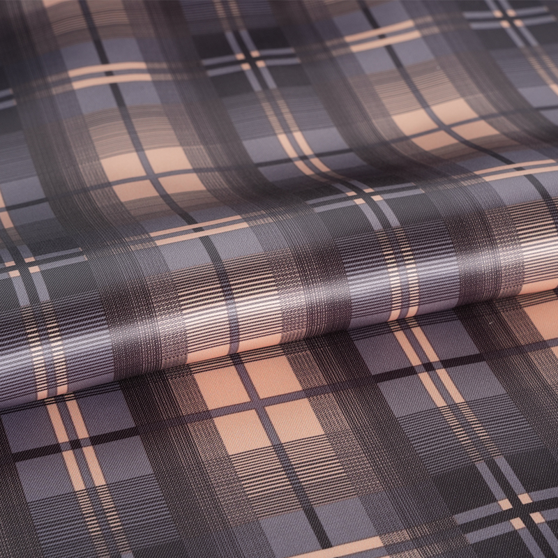 PV Satin Field Panel Print Tyg