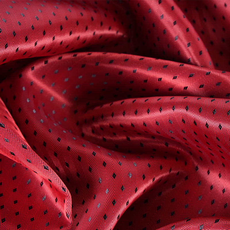 PV Herringbone Twill Botten Small Diamond Grid Tyg