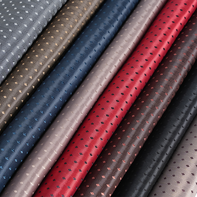 PV Herringbone Twill Botten Small Diamond Grid Tyg