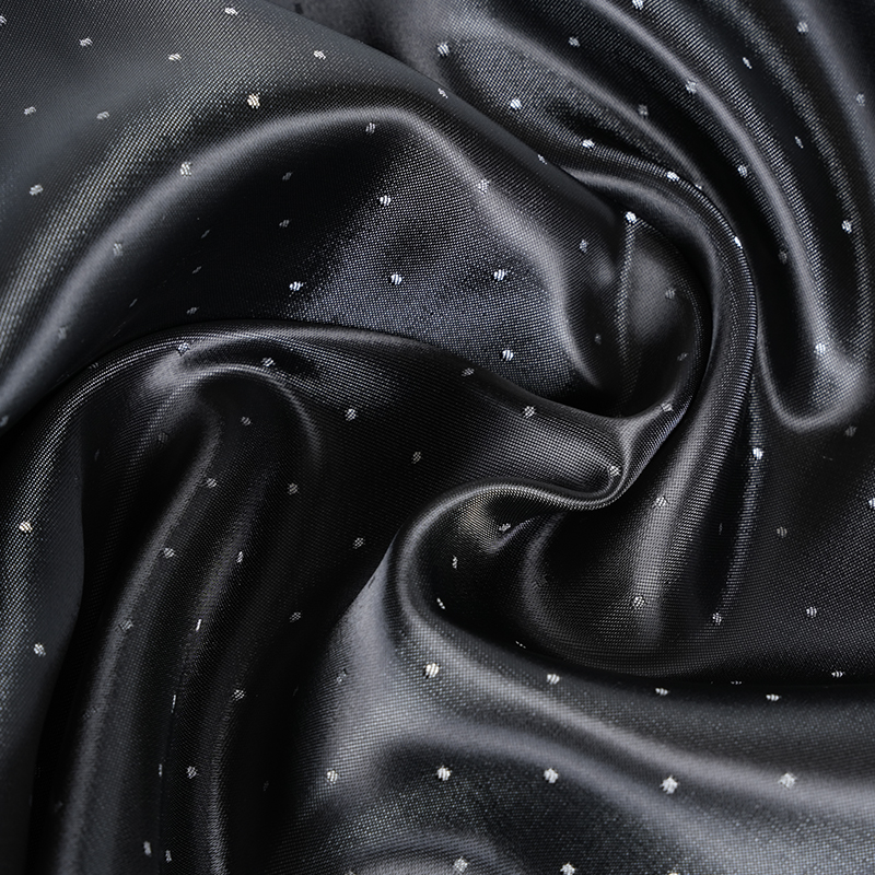 PV Satin Dot Jacquard Tyg