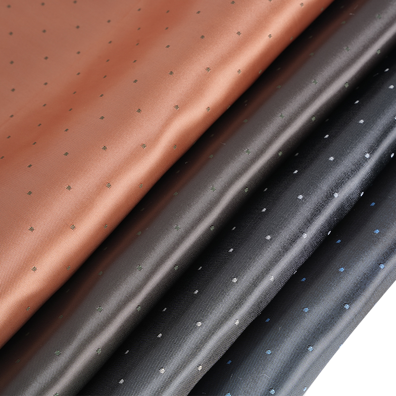 PV Satin Dot Jacquard Tyg