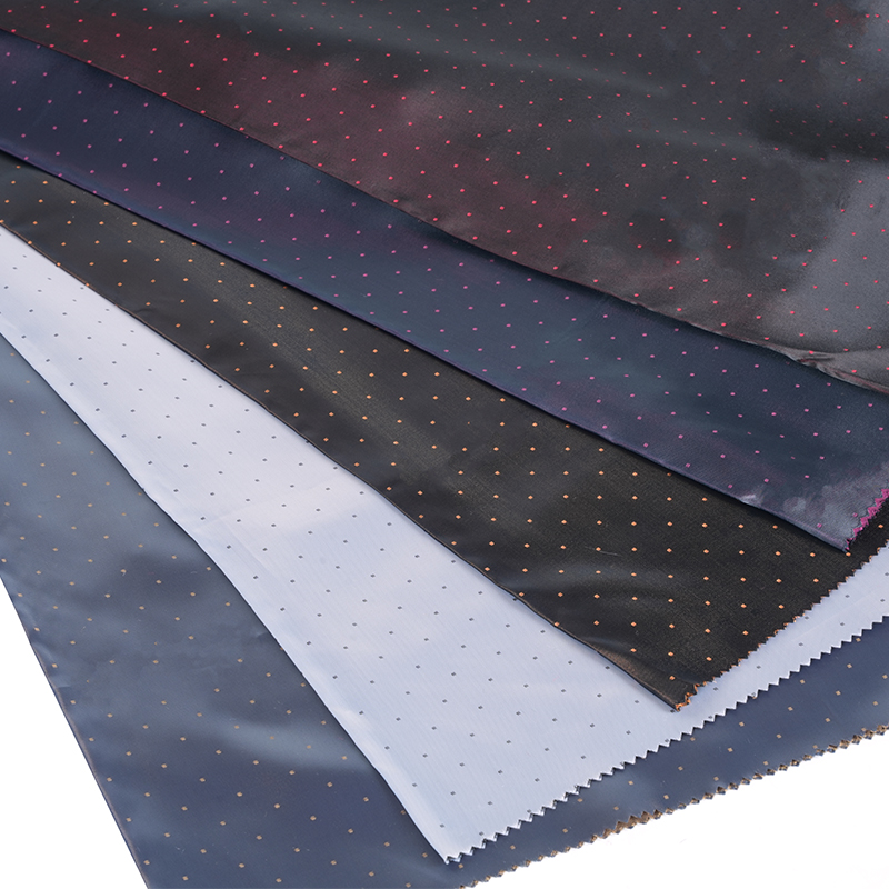 PV Satin Dot Jacquard Tyg